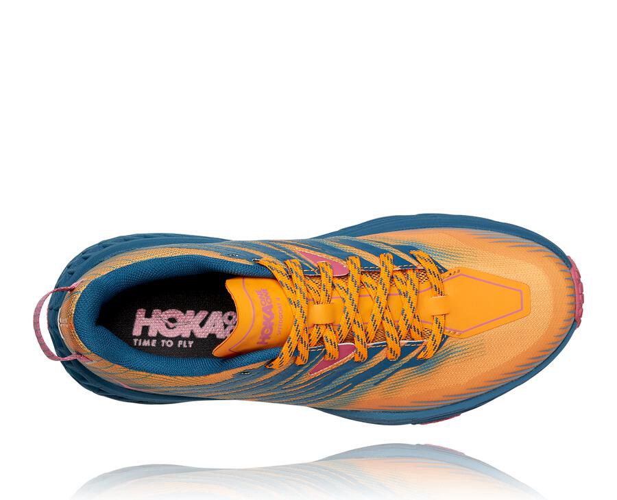 Hoka One One Trailove Tenisky Damske Modre - Speedgoat 4 - 63820-KHPA